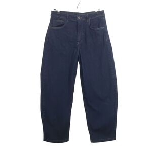 Blue Ankle Cropped Jeans